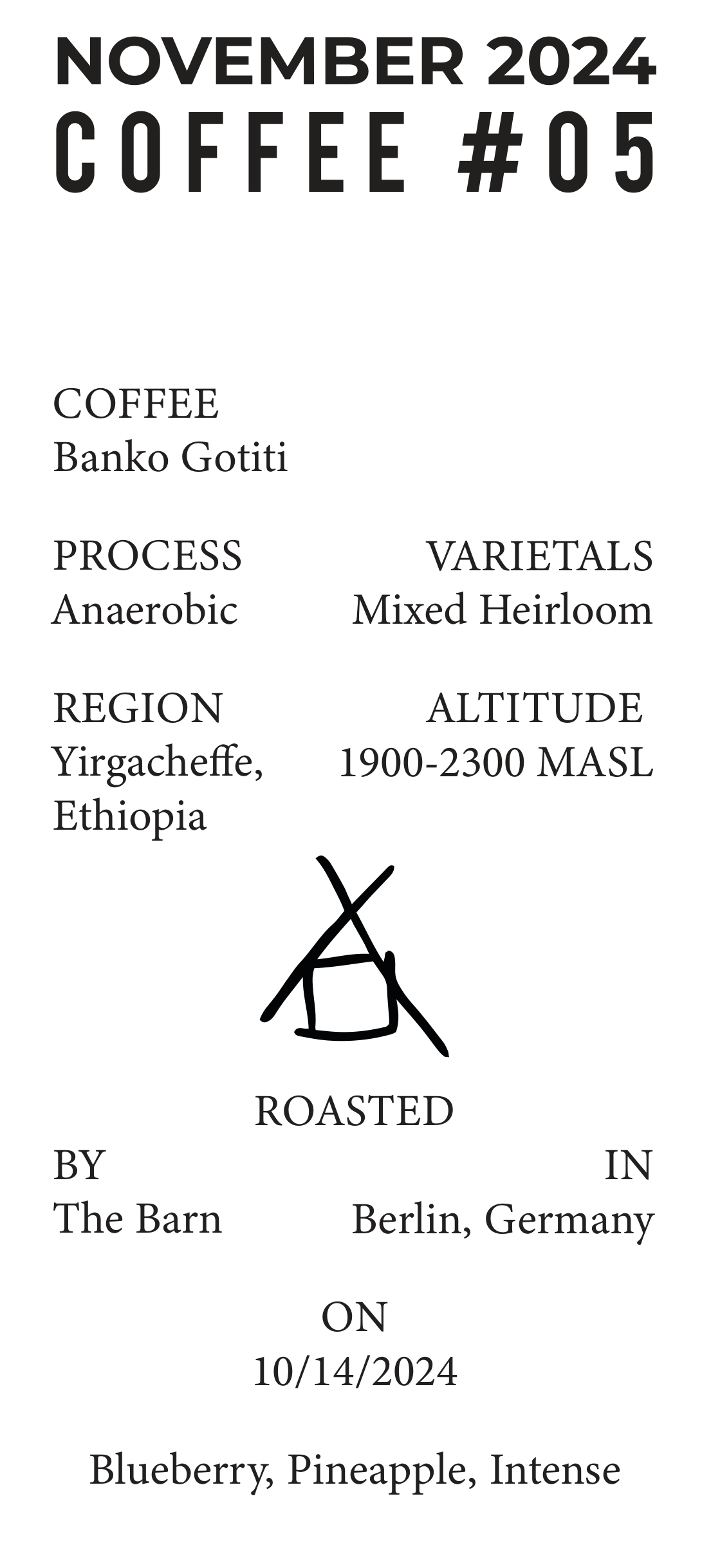 Volume 1, November 2024 — The Barn (Berlin): Banko Gotiti — feature #05