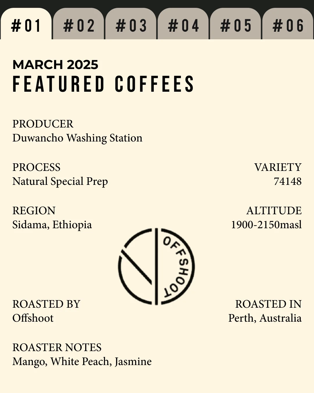 Volume 5, March 2025 — Offshoot (Perth, Australia): Duwancho — feature #01