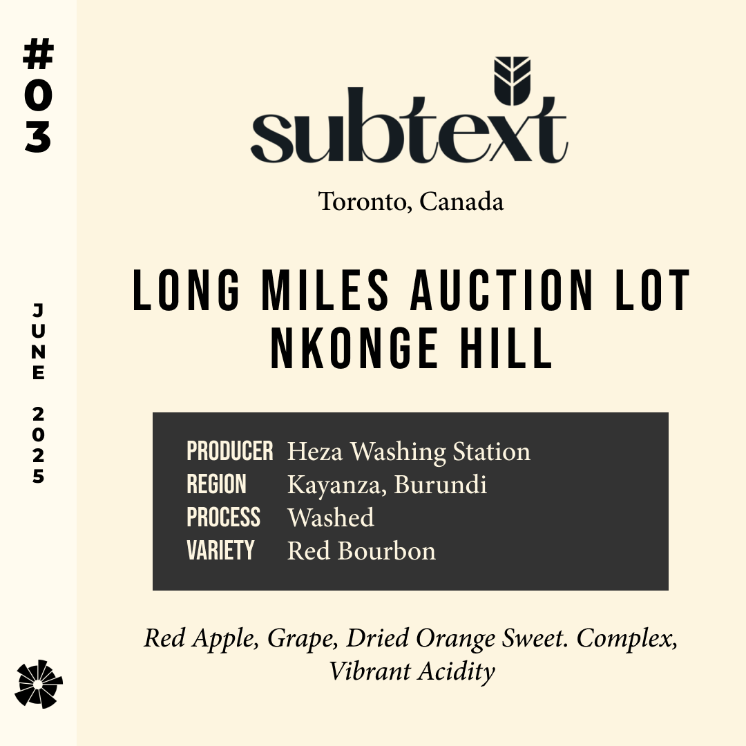 Volume 8, June 2025 — Subtext (Toronto, Canada): Long Miles Auction Lot Nkonge Hill — feature #03