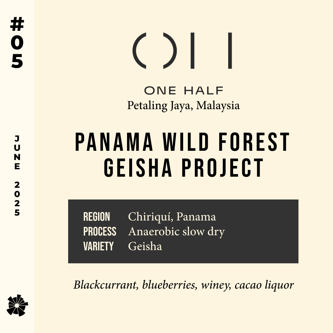 Volume 8, June 2025 — One Half (Petaling Jaya, Malaysia): Panama Wild Forest Geisha Projec — feature #05