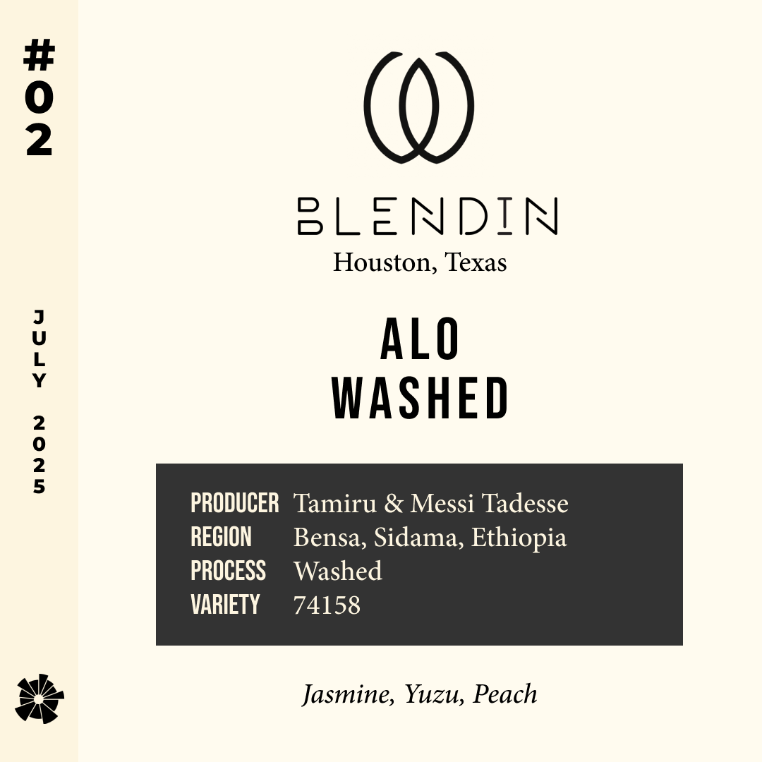 Volume 9, July 2025 — Blendin (Houston, Texas): Alo Washed — feature #02
