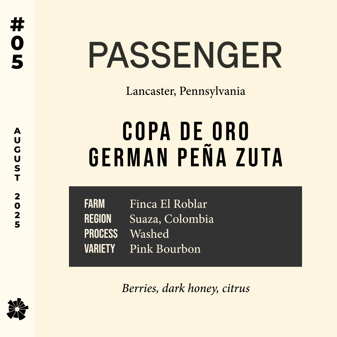 Volume 10, August 2025 — Passenger (Lancaster, Pennsylvania): Copa De Oro German Peña Zuta — feature #05