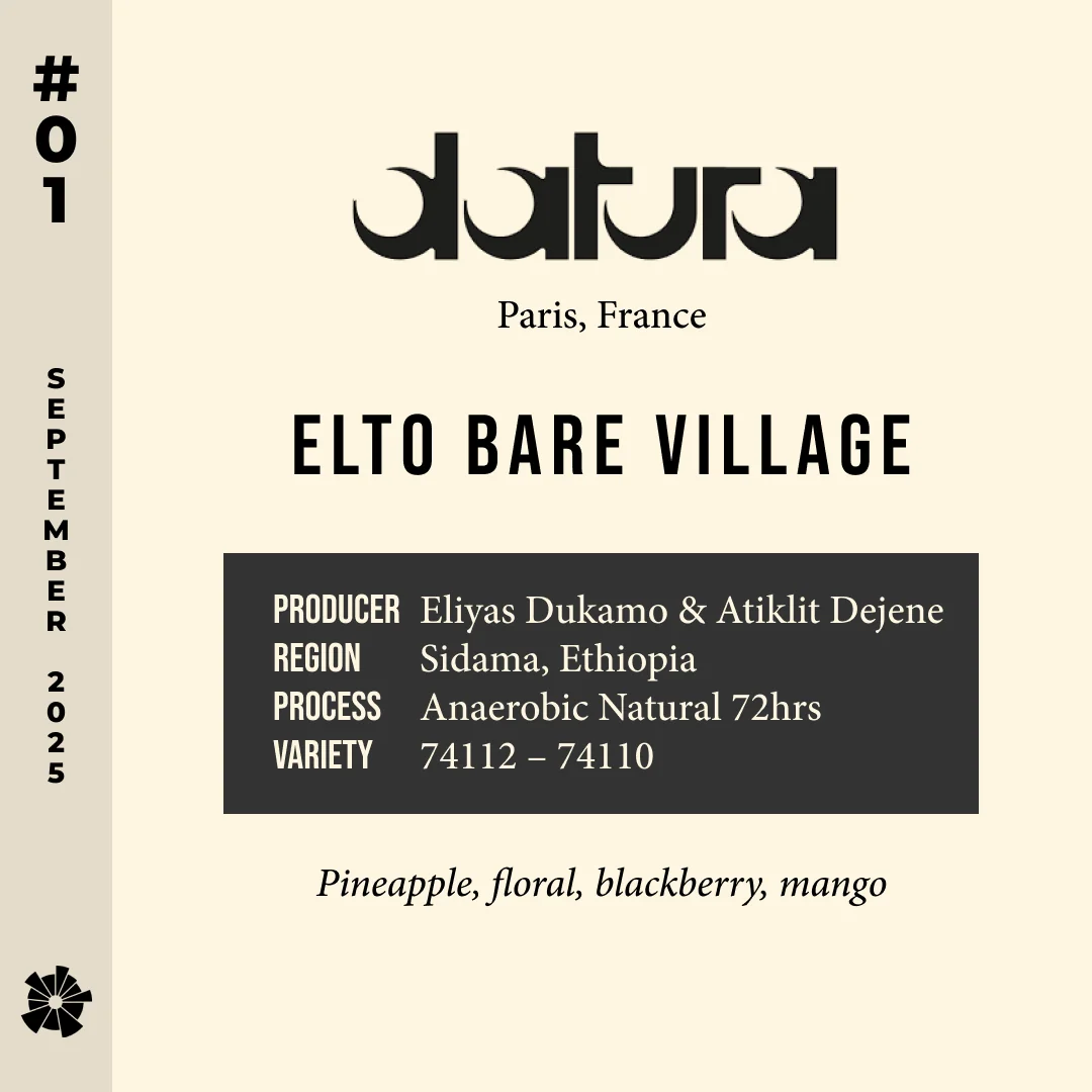 Volume 11, September 2025 — Datura (Paris, France): Elto Bare Village — feature #01