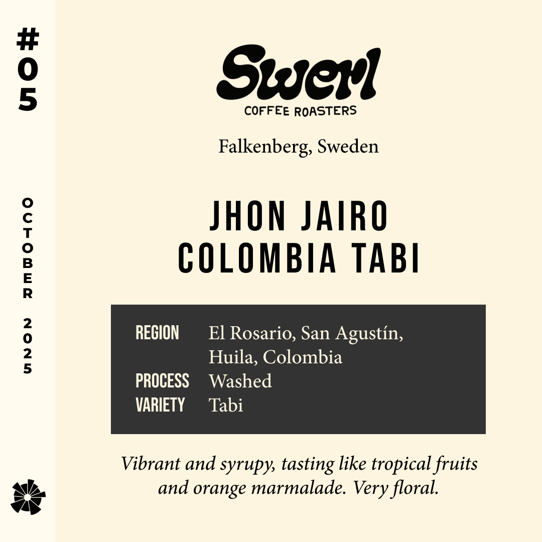 Volume 12, October 2025 — Swerl (Falkenberg, Sweden): Jhon Jairo - Colombia Tabi — feature #05
