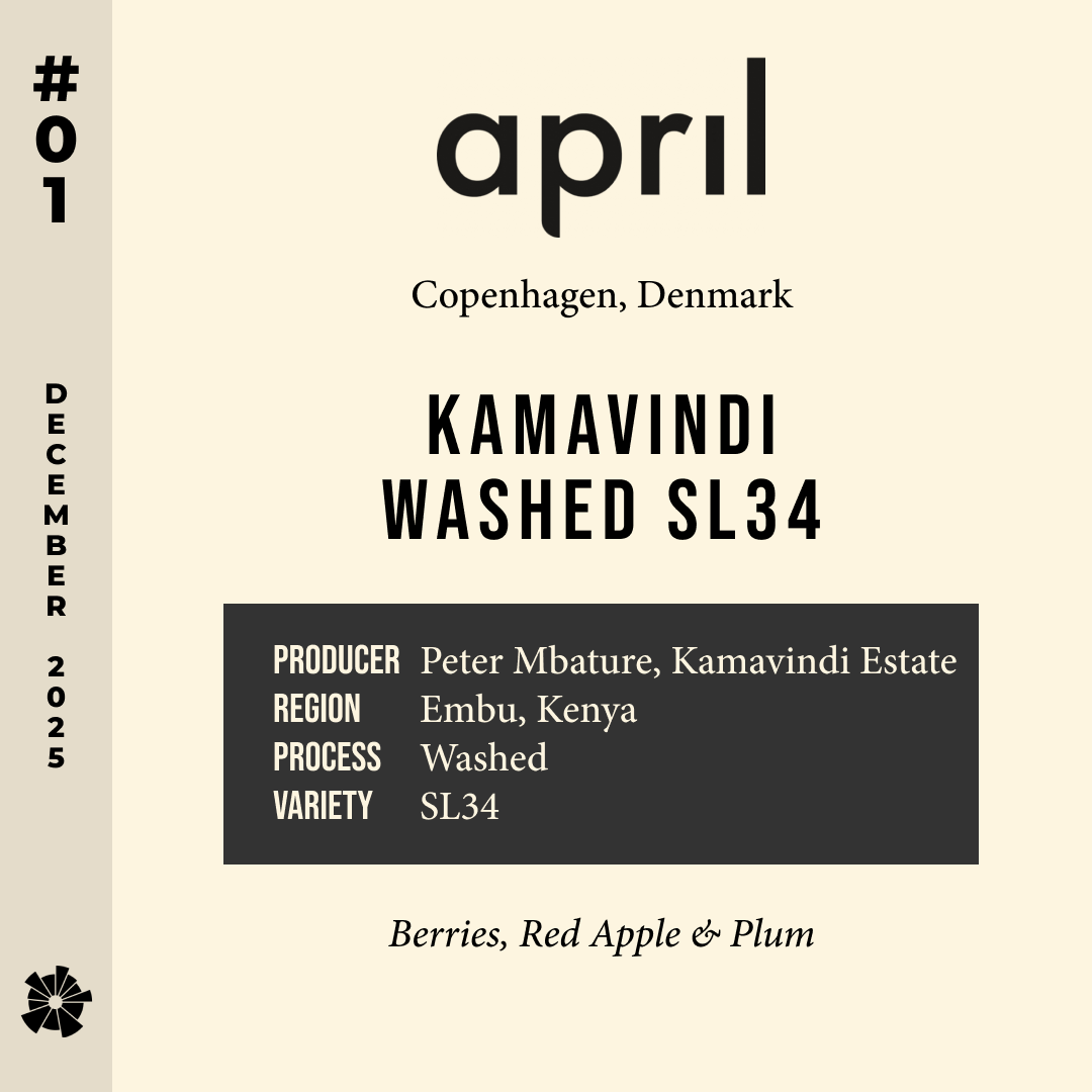 Volume 14, December 2025 — April (Copenhagen, Denmark): Washed SL34 (AA) — feature #01