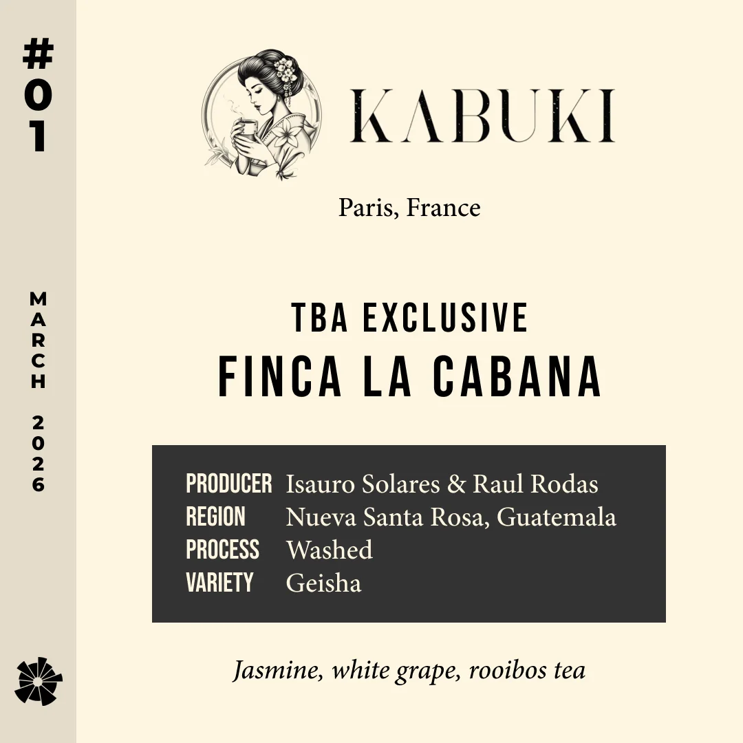 Volume 17, March 2026 — Kabuki (Paris, France): TBA Exclusive Finca La Cabaña — feature #01