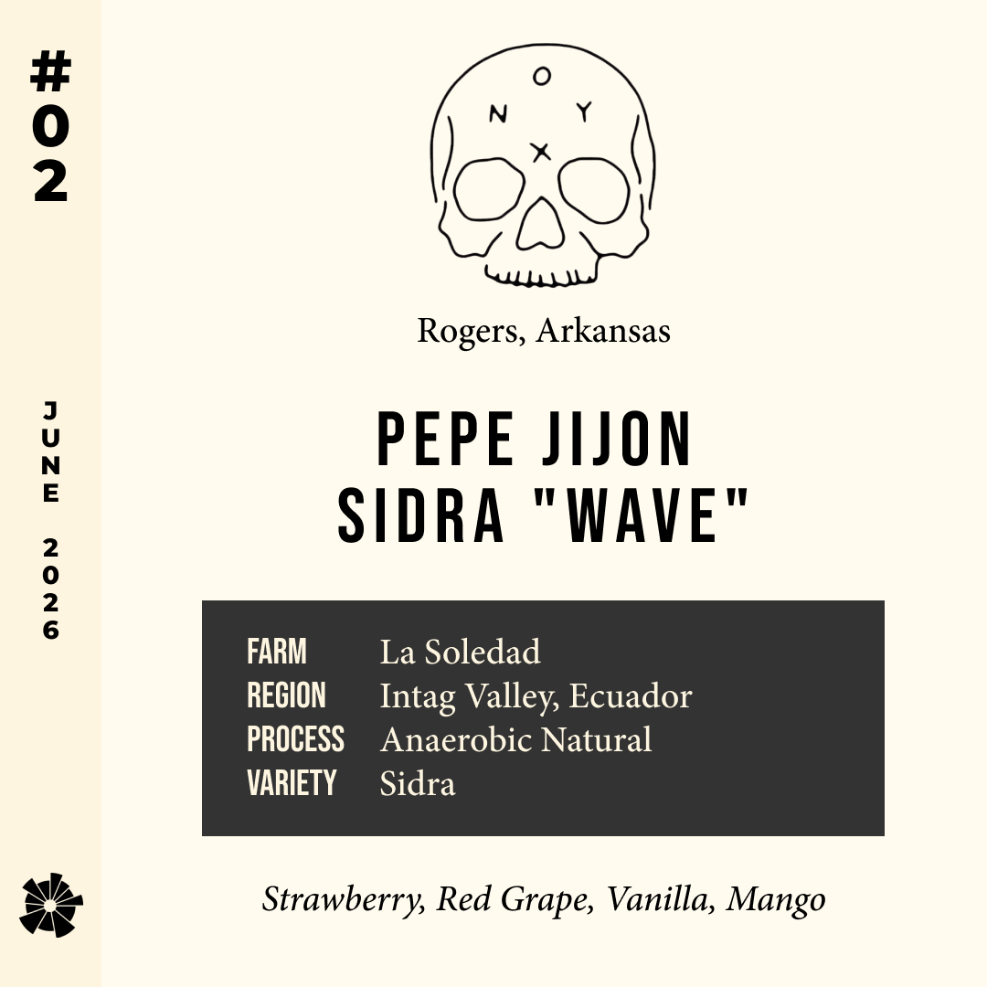 Volume 20, June 2026 — Onyx Coffee Lab (Rogers, Arkansas): Pepe Jijon Sidra "Wave" — feature #02