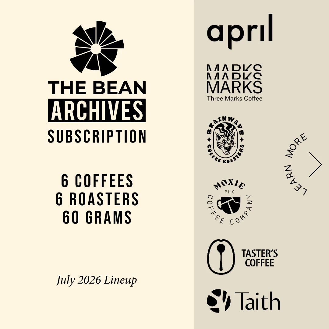 The Bean Archives — July 2026 lineup cover